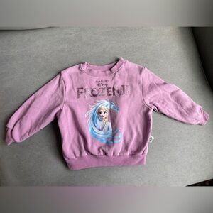 H&M FROZEN II Purple Sweatshirt